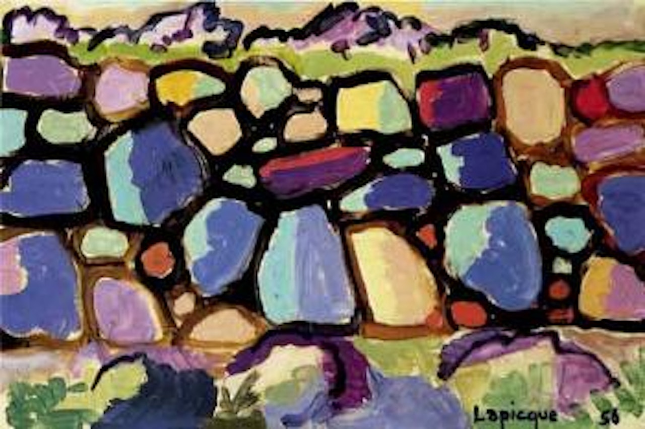 Mur a Brehat by Charles Lapicque