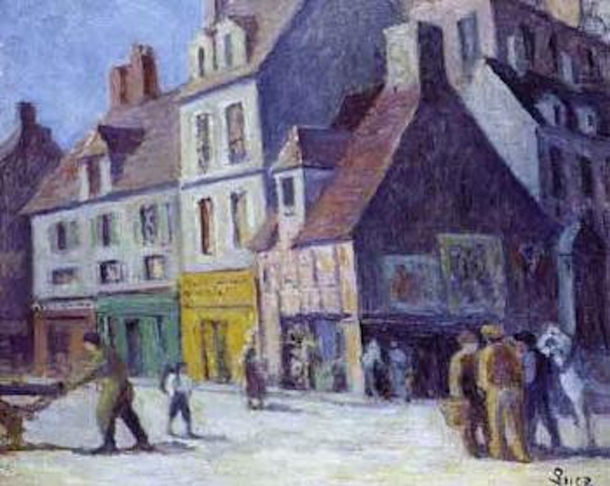 Rue by Maximilien Luce