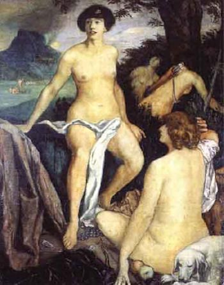 Diane au bain by Emile Bernard