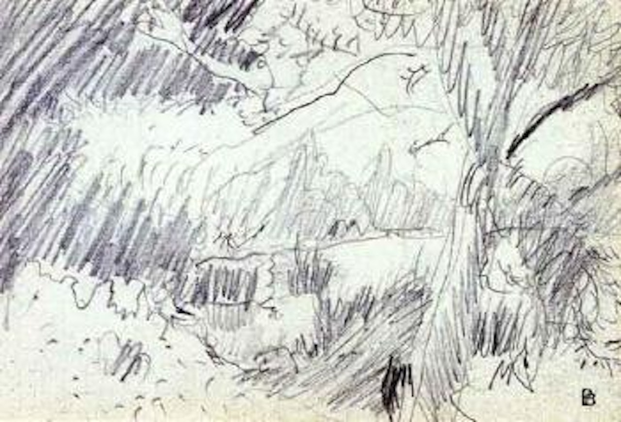 Riviere ombragee by Pierre Bonnard
