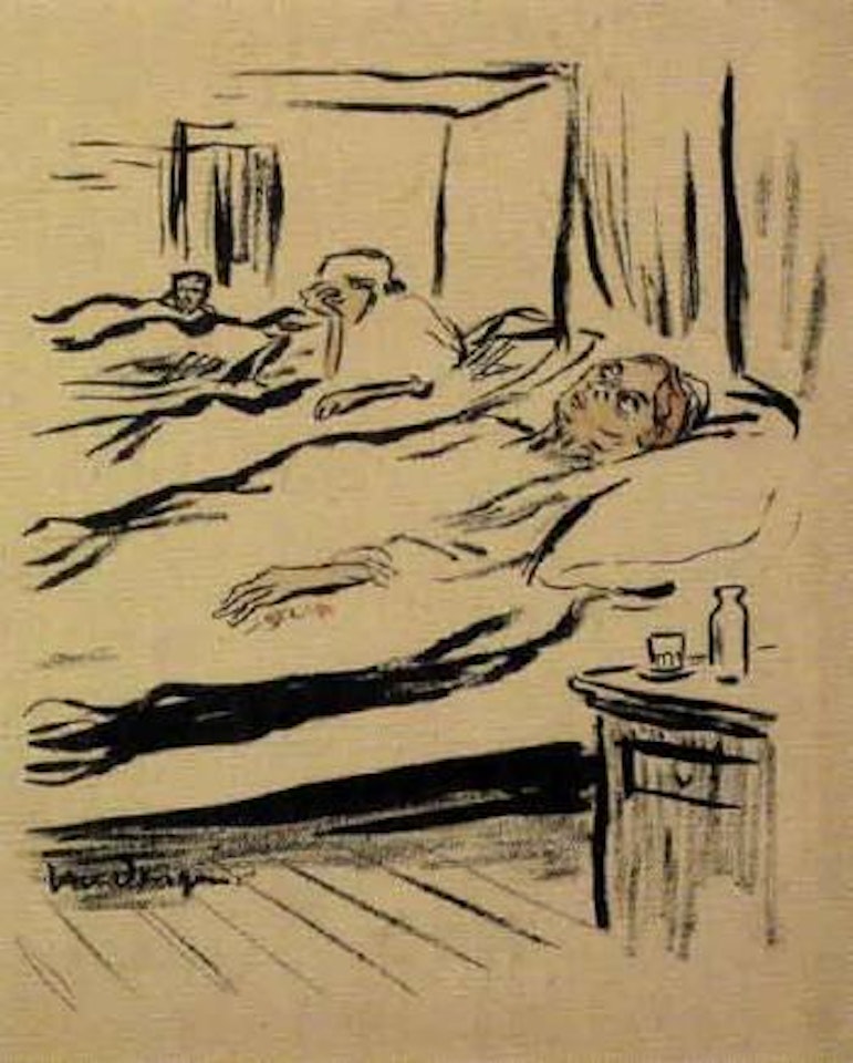 Projet d'illustration pour l'Assiette au berre, Troisieme fantome by Kees van Dongen