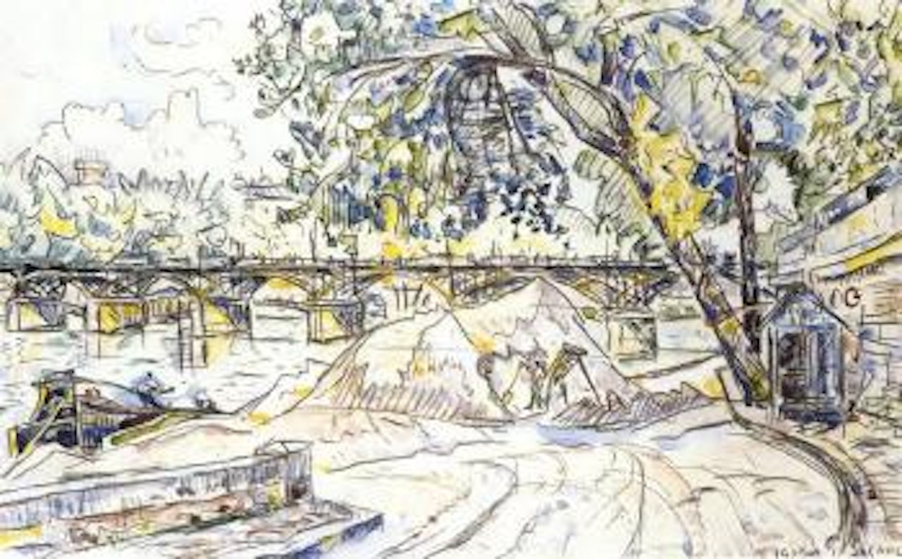 Paris, les quais by Paul Signac