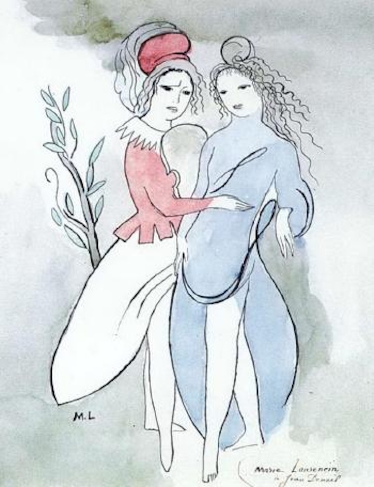 Les deux amies by Marie Laurencin
