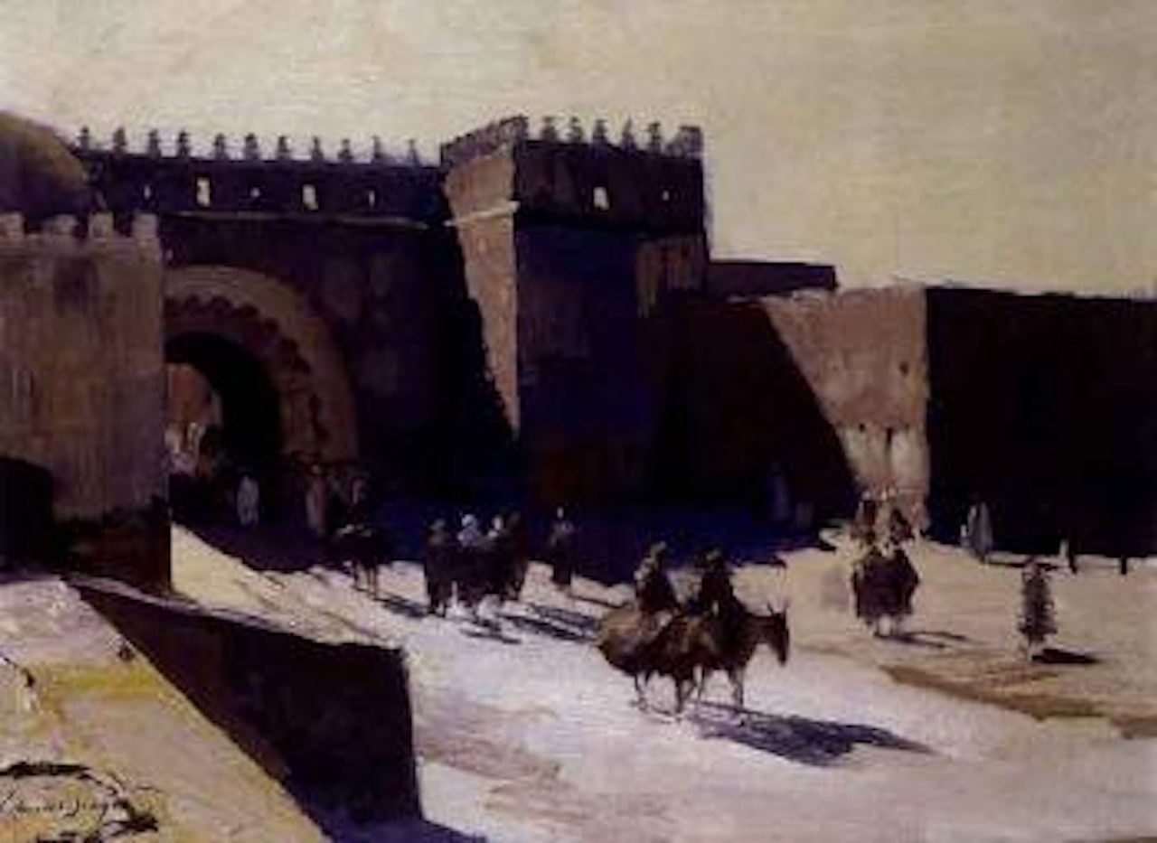 Les murs de Marrakech by Edward Seago
