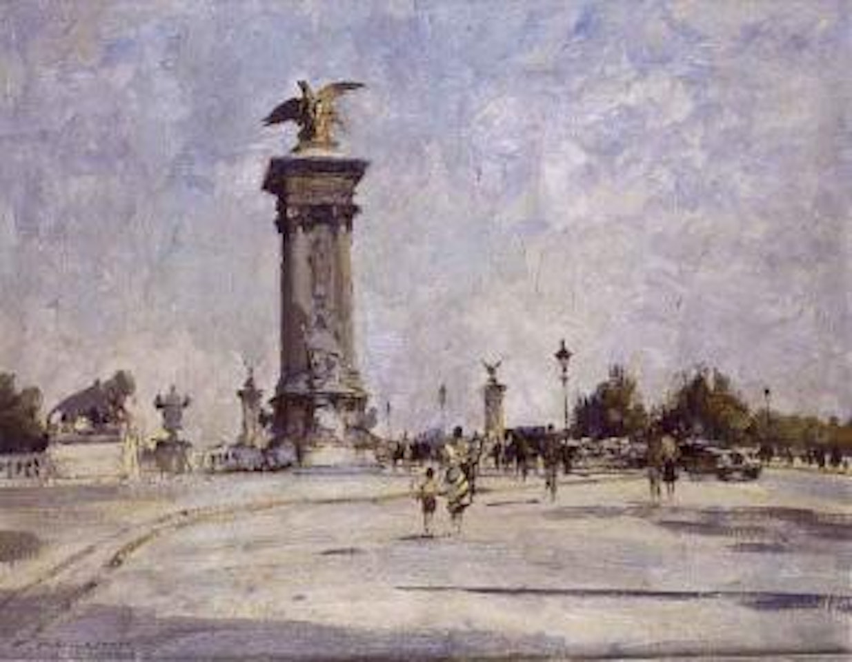 Vue du Pont Alexandre III by Edward Seago