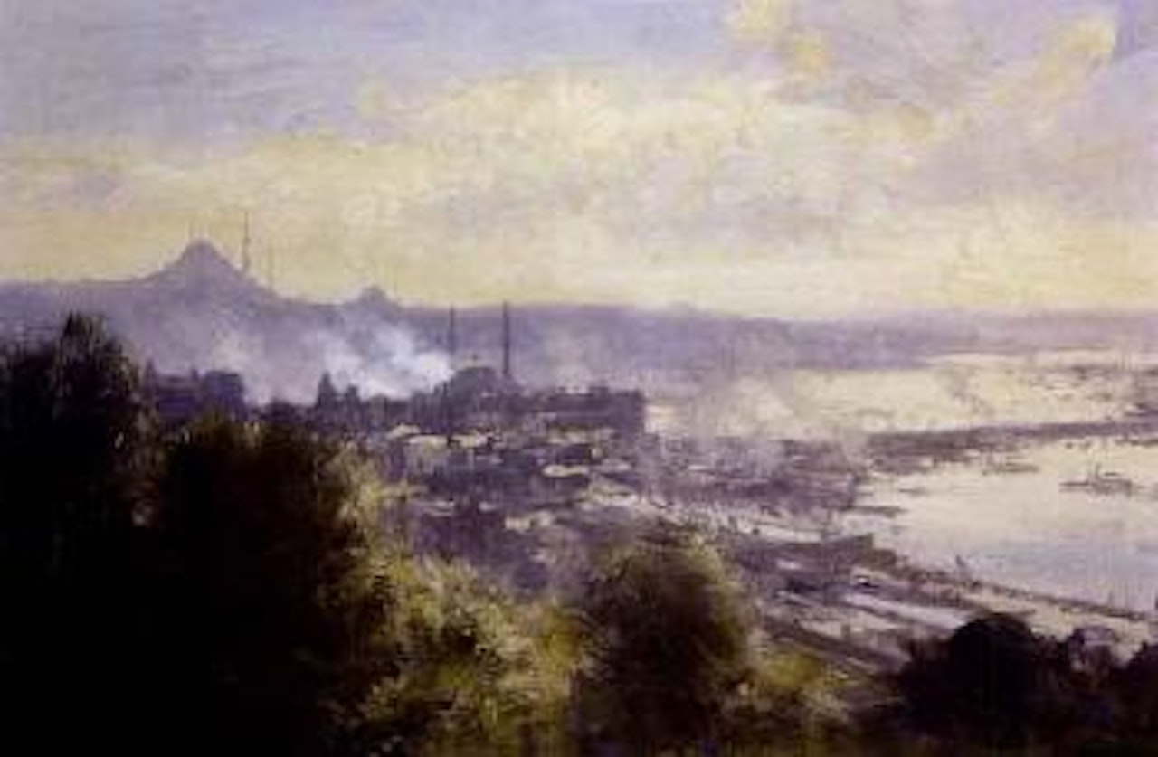 Vue d'Istanbul et de la Corne d'Or by Edward Seago