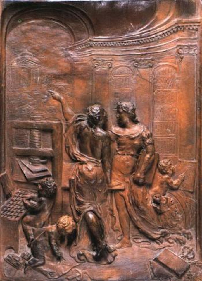 Allegorie d'une academie by French School