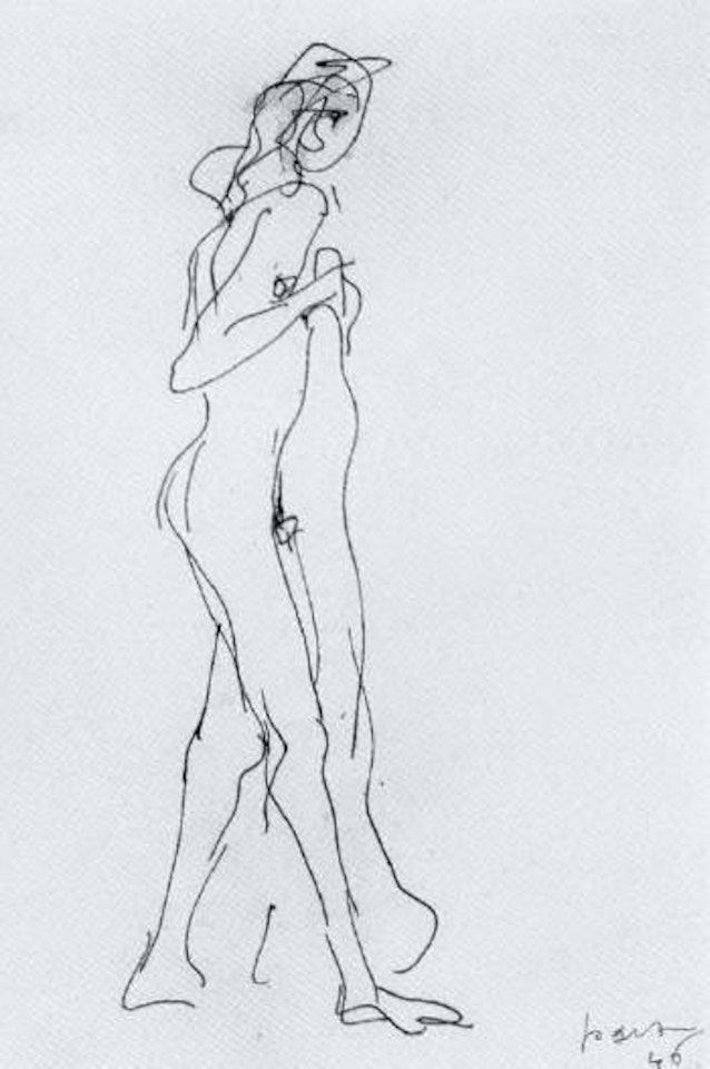 Nude by Lucio Fontana