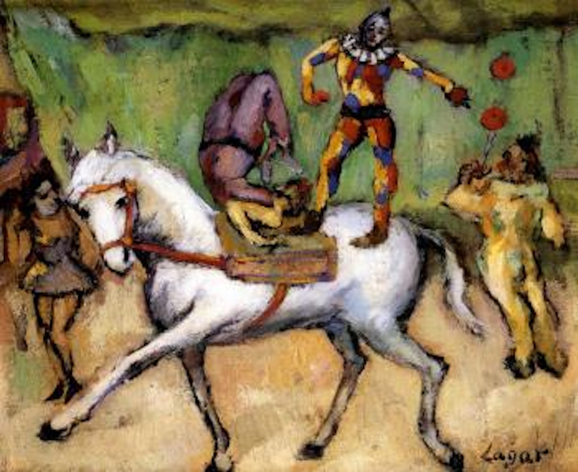 Circus acrobat by Celso Lagar
