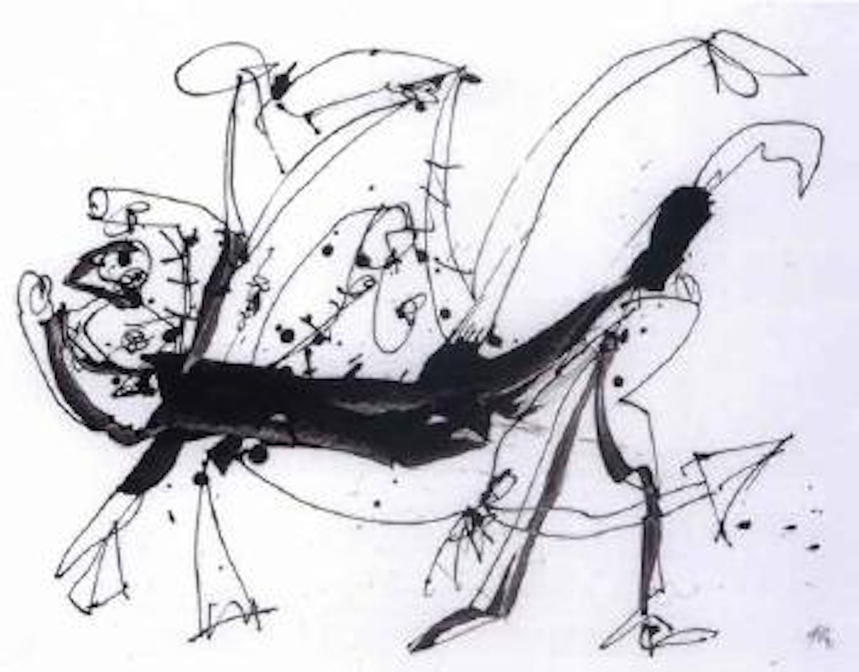 Bullfight by Antonio Saura