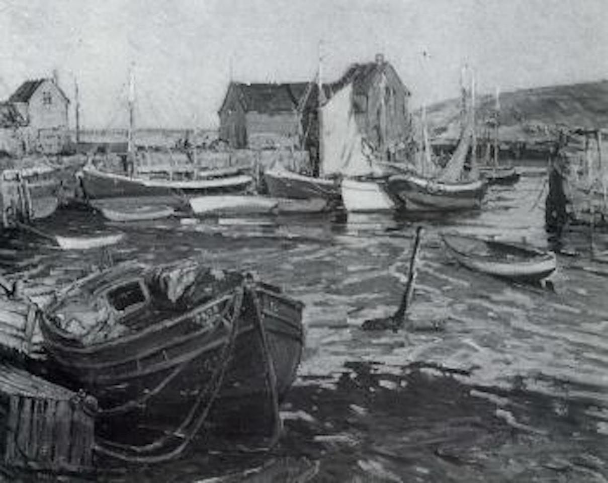 Rockport harbour by Aldro Thompson Hibbard