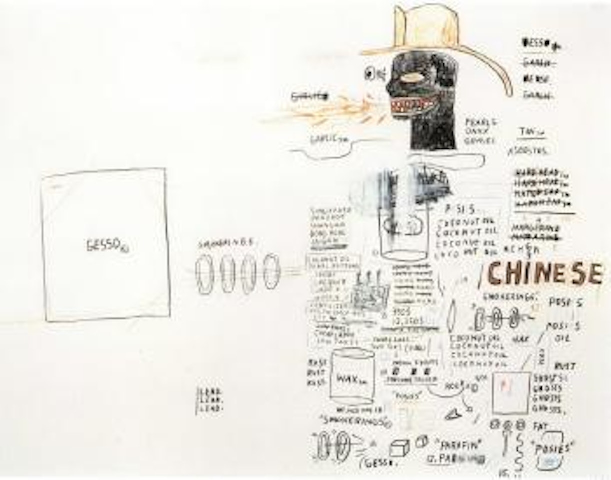 Untitled, Chinese by Jean-Michel Basquiat