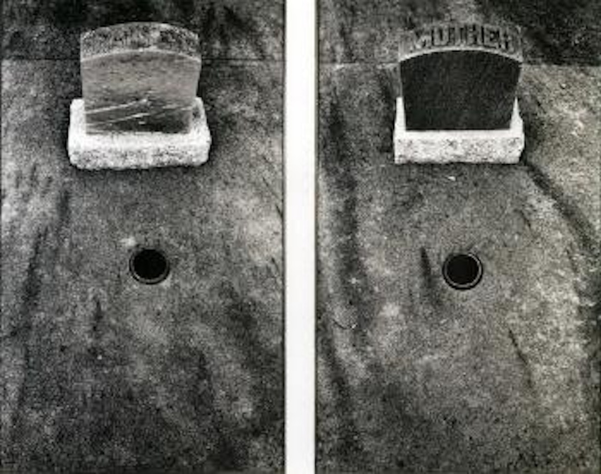 Les tombes, father, mother by Sophie Calle