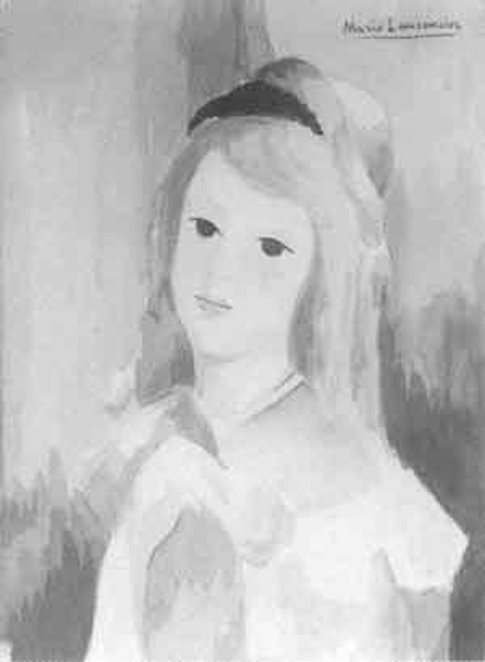 Buste de jeune fille by Marie Laurencin
