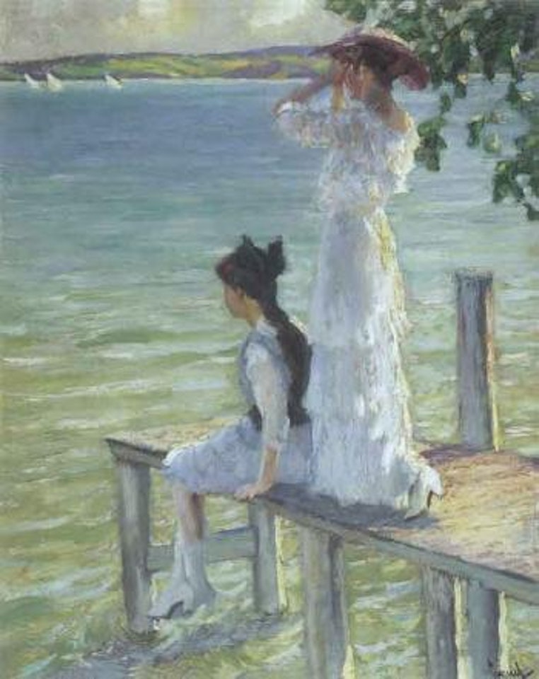The regatta by Edward Cucuel