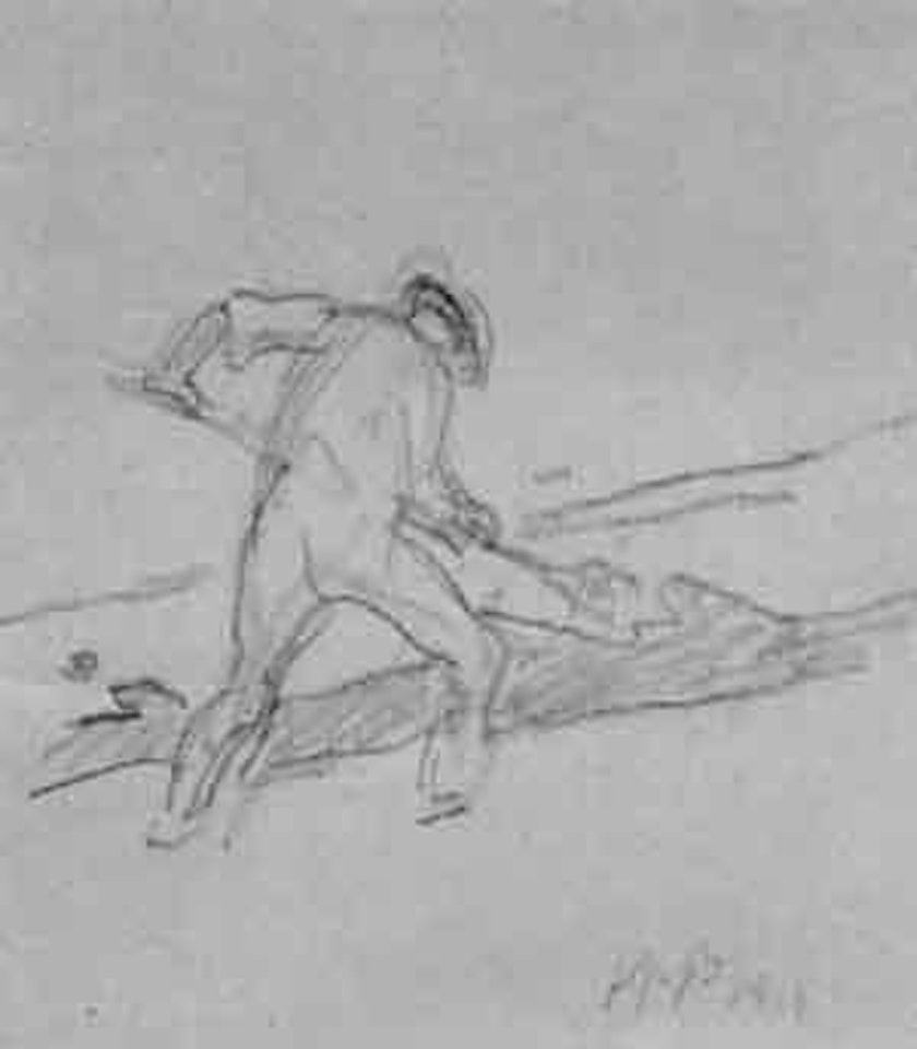 Field worker by Max Pechstein