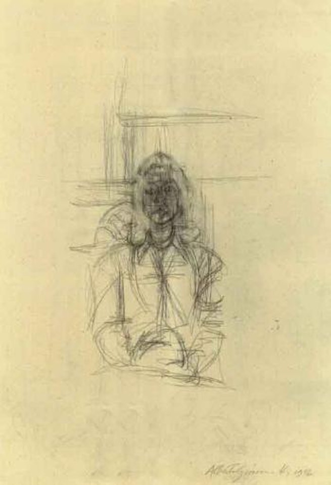 Portrait d'une jeune femme by Alberto Giacometti