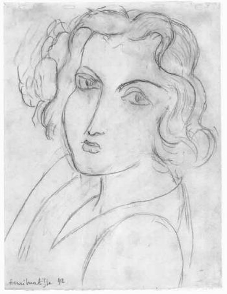 Portrait de jeune femme by Henri Matisse