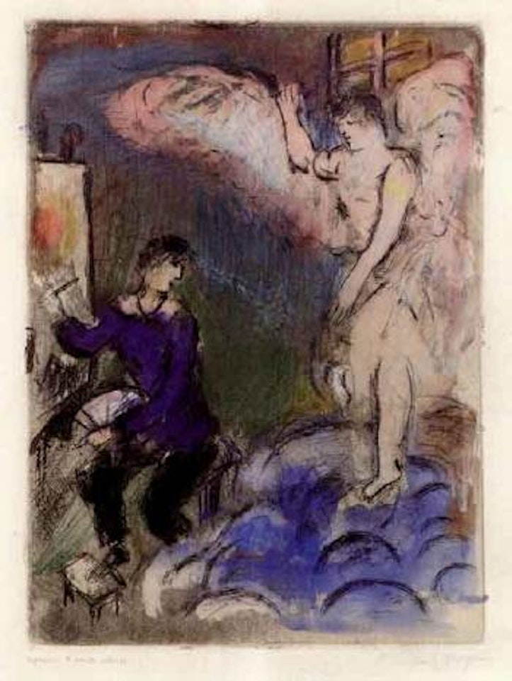 L'Apparition I by Marc Chagall