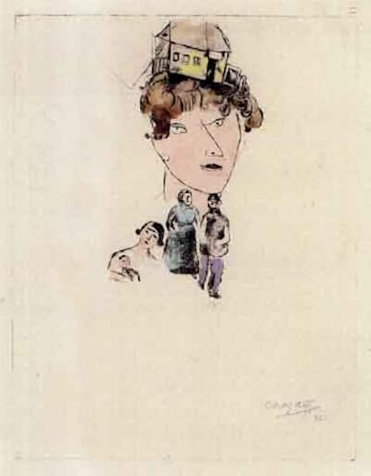 Self portrait by Marc Chagall