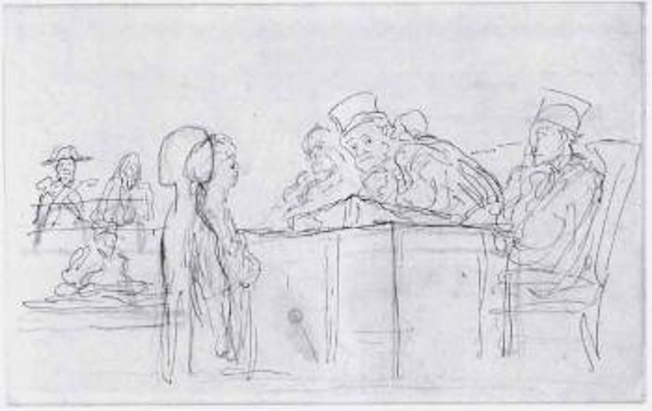Deposition de Mineure by Honoré Daumier
