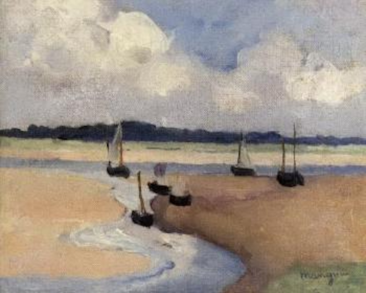 Coastal landscape by Henri Manguin