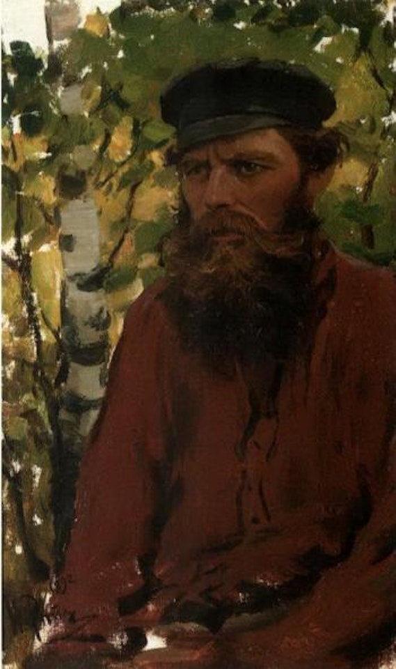 Portrait of a Russian peasant by Ilya Yefimovich Repin