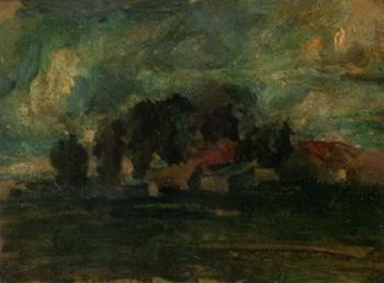 Landscape, before the storm by Konstantin Alekseevich Korovin