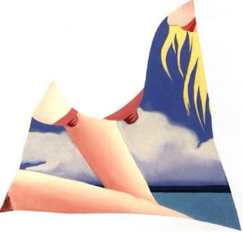 Study for seascape woodcut by Tom Wesselmann