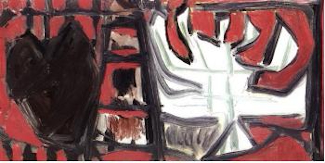 Ladder and candelabra by Robert Motherwell