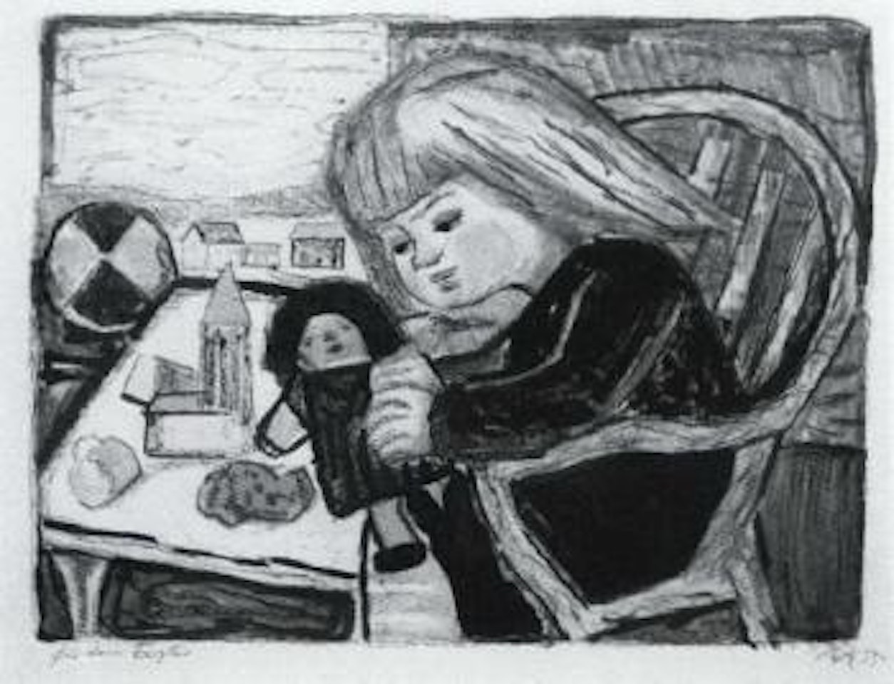 Spielendes kind by Otto Dix