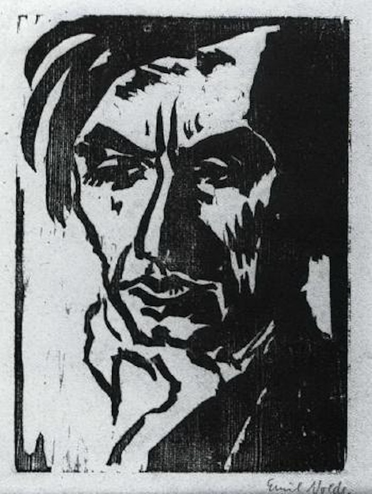Der sanger by Emil Nolde