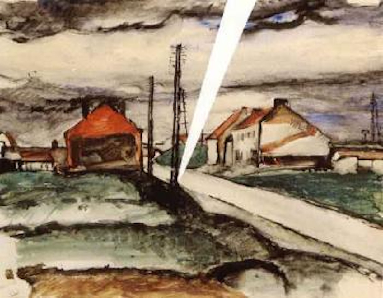 Rue de banlieue by Paul Delvaux