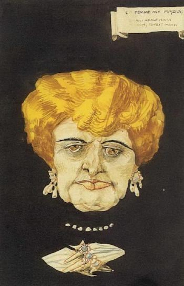 La femme aux masques by Gustave Adolf Mossa