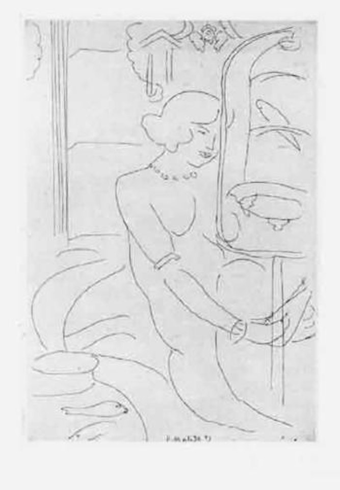 La cage de perruches et les poissons rouges by Henri Matisse