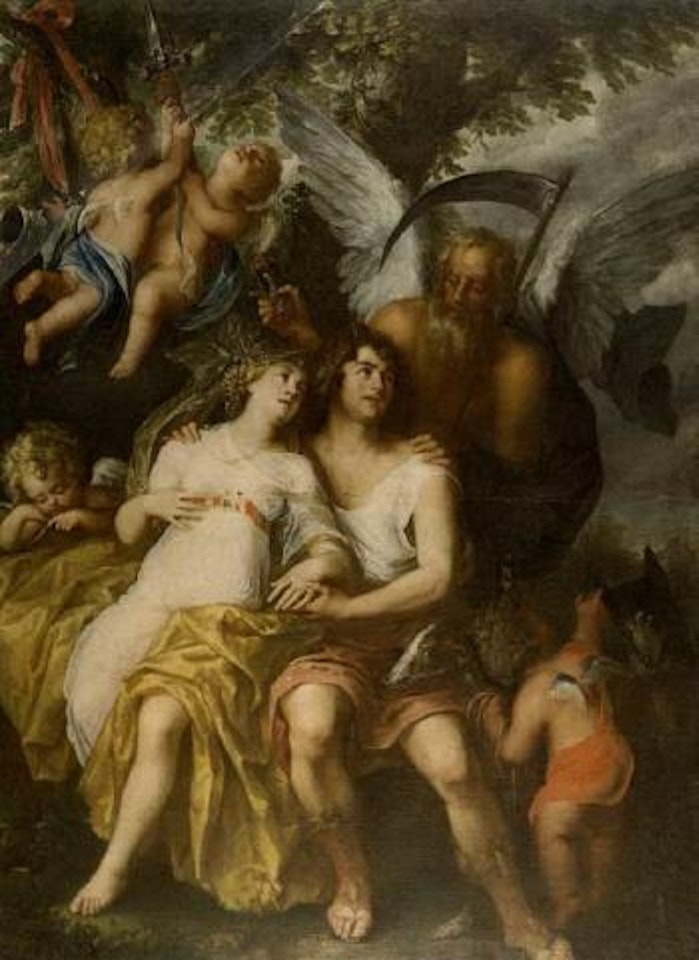 Venus and Adonis by Flemish School