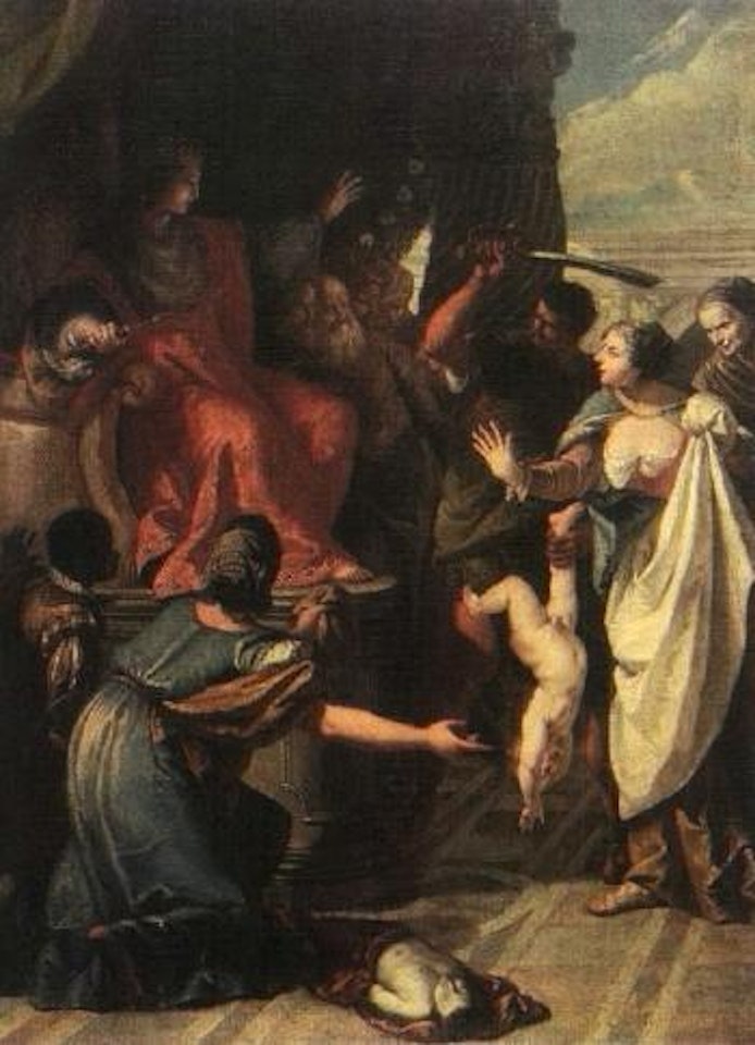 Judgement of Solomon by Venetian School