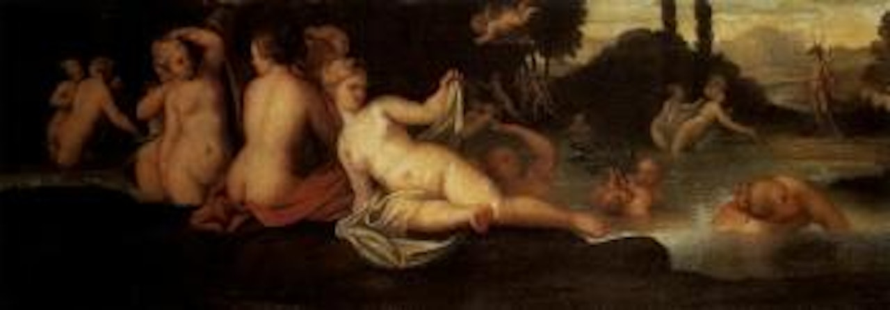 Diana and actaeon by Venetian School