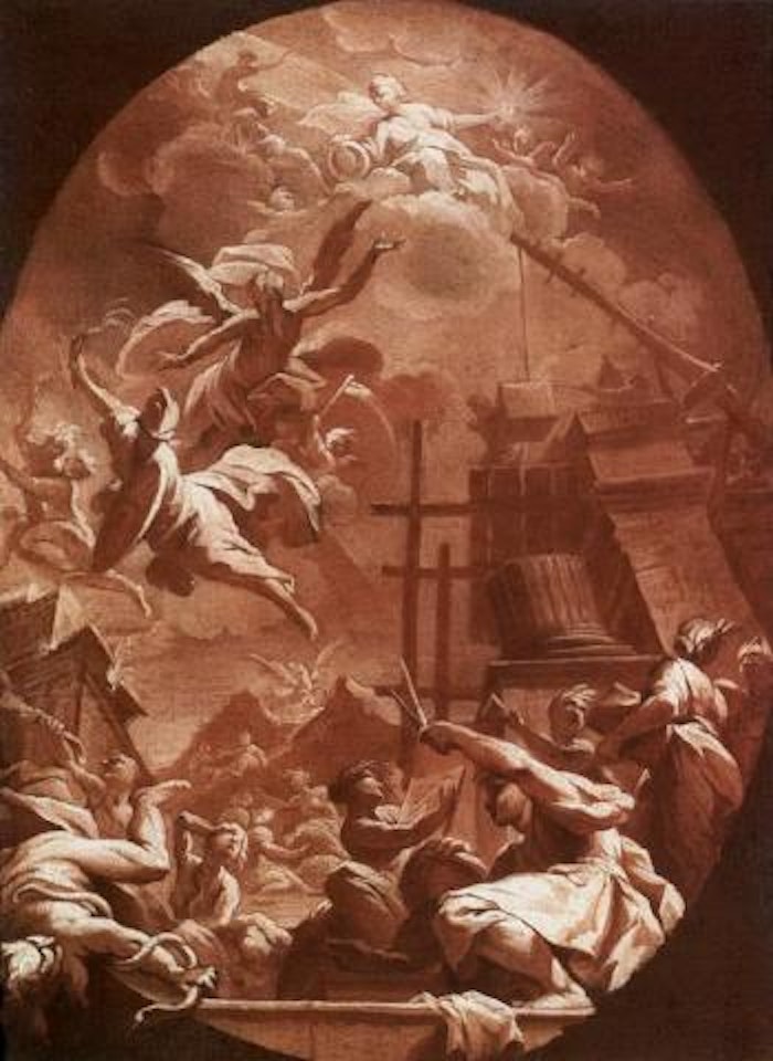 Allegory of the arts by Simon Vouet