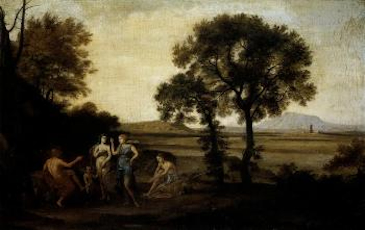 Landscape with the judgment of Paris by Claude Lorrain