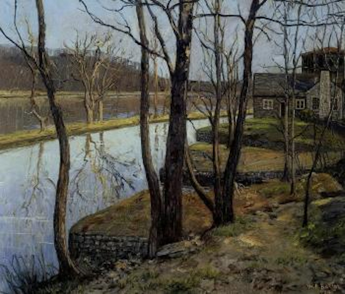 The river canal by Walter Emerson Baum
