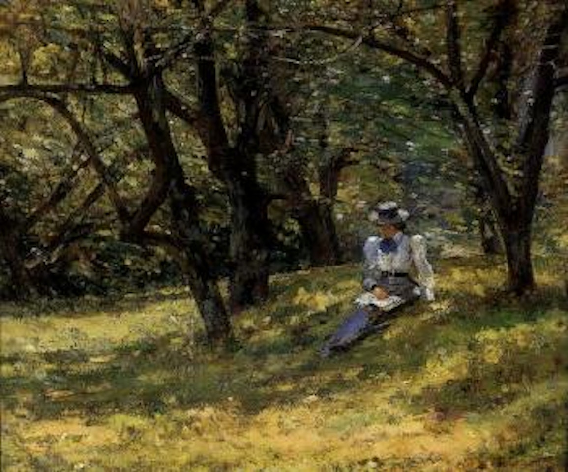 In the orchard by Theodore Robinson