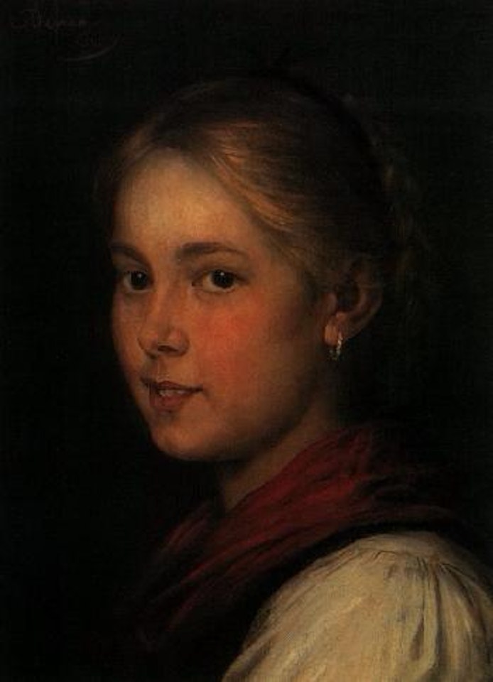 Nannerl by Franz von Defregger