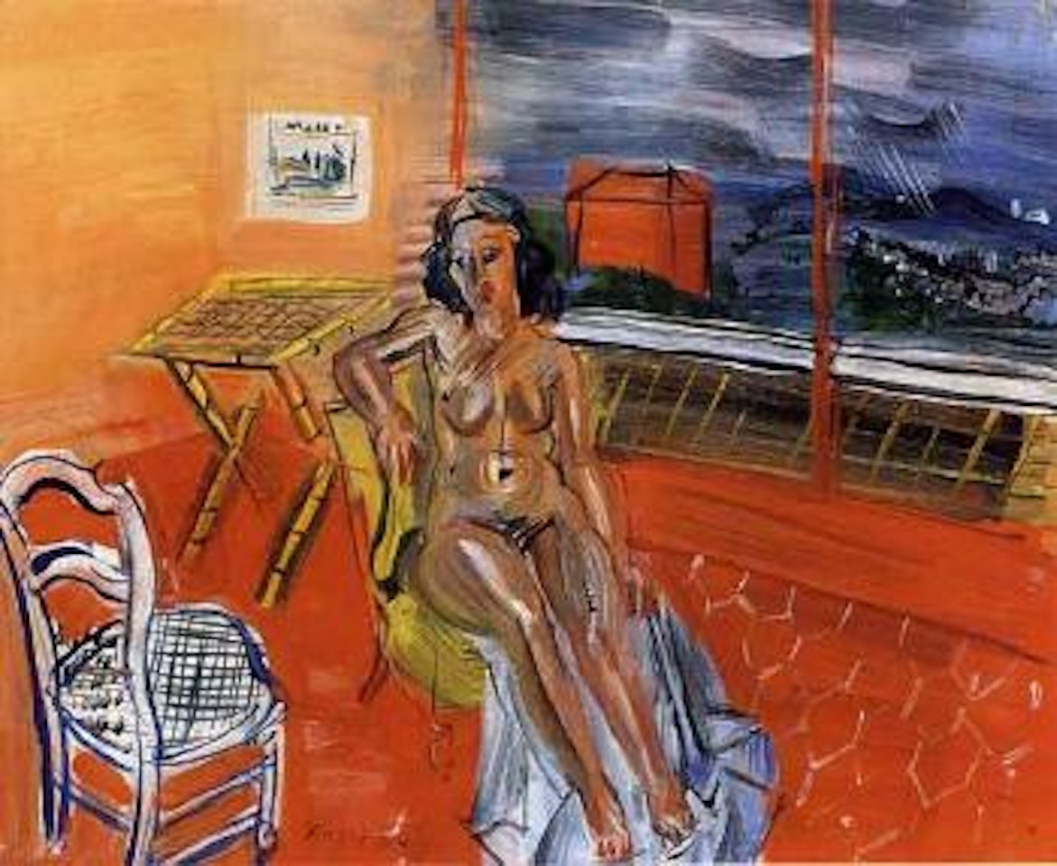 Nu dans l'atelier de Vence by Raoul Dufy