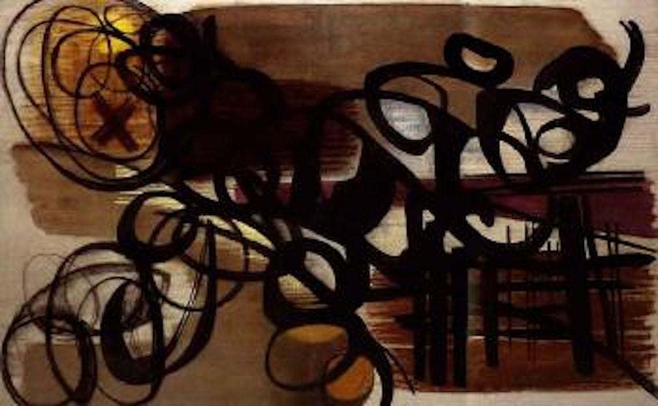 T 1947 26 B by Hans Hartung