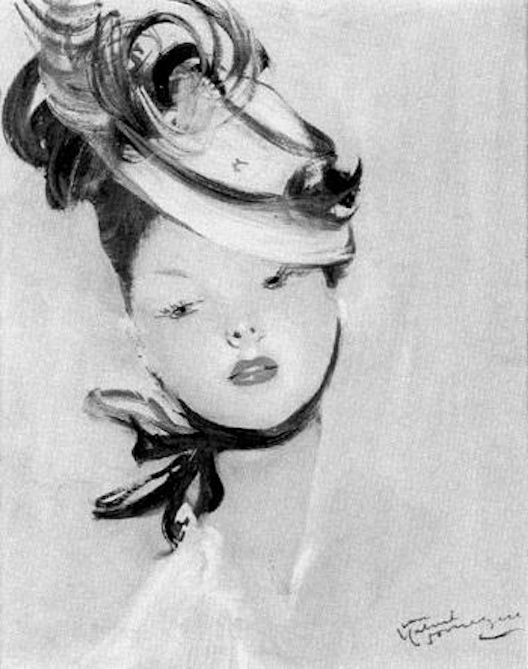 Femme au chapeau by Jean Gabriel Domergue