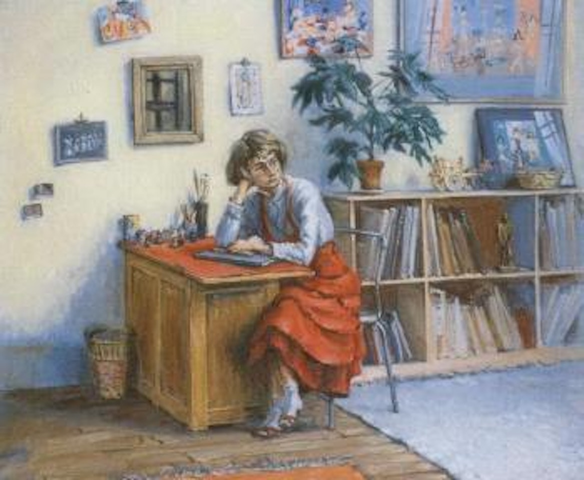 Pegeen et ses tableaux by Jean Hélion