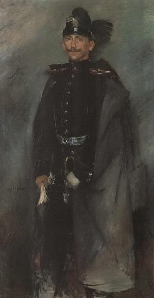 Portrait of the painter Paul Bach by Lovis Corinth