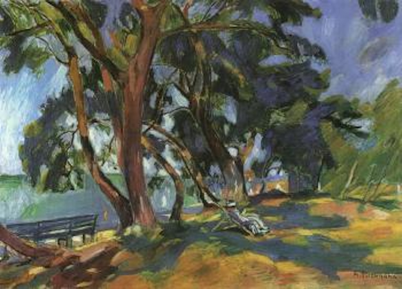 Trees by Lake Constance by Hans Purrmann