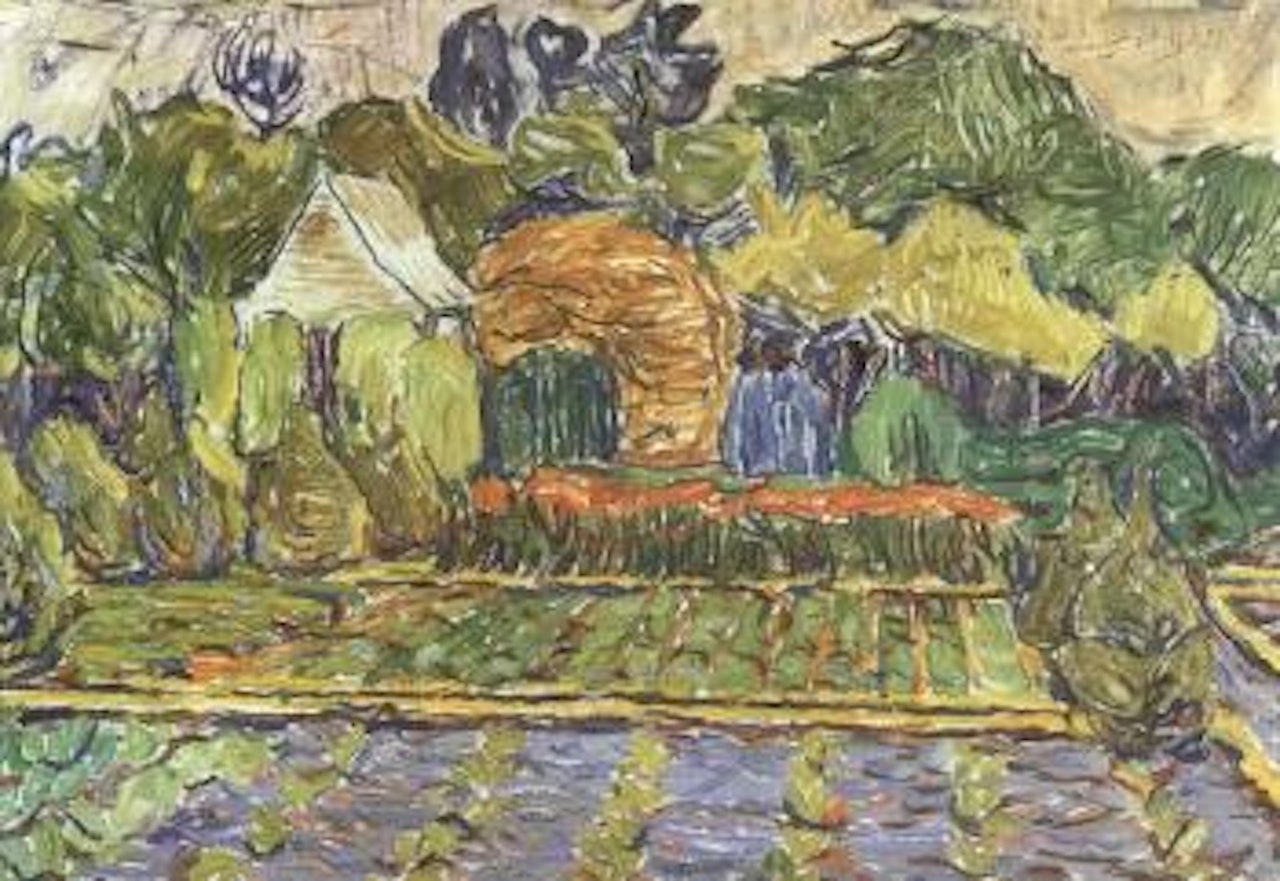 Garden in Soest by Christian Rohlfs